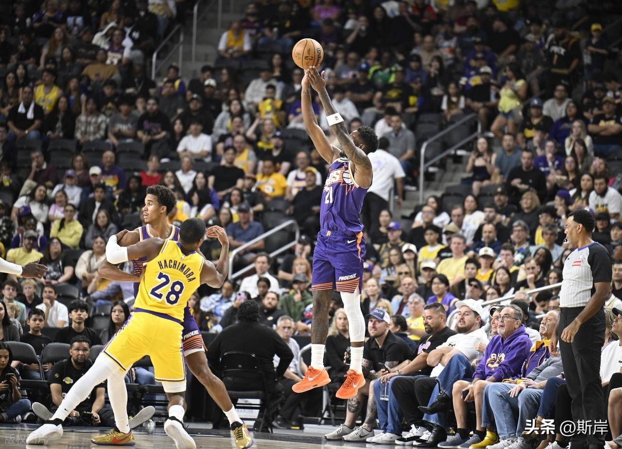 NBA季后赛焦点战，湖人速胜雷霆